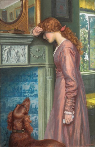 Een Voorbijgaande Wolk door Arthur Hughes