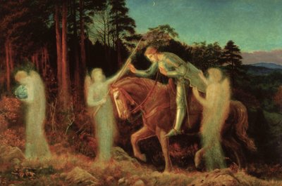 Sir Galahad, 1867-1892 door Arthur Hughes
