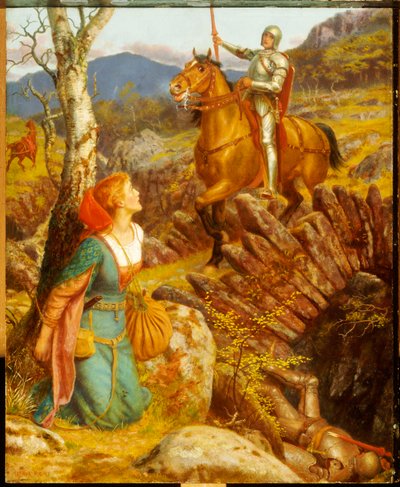 De omverwerping van de roestige nacht door Arthur Hughes