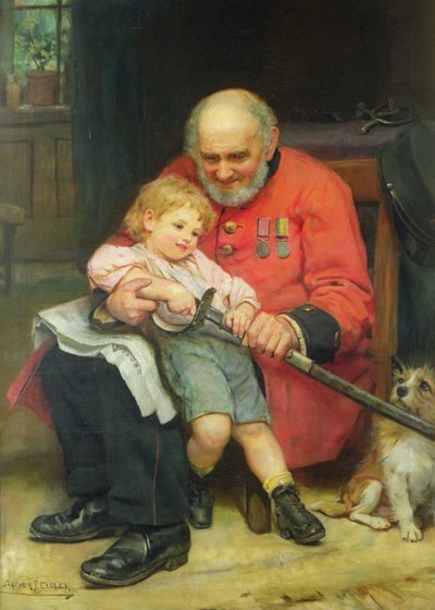 Een jonge Brit door Arthur John Elsley