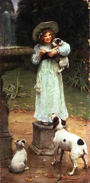De Favoriet van het Nest door Arthur John Elsley