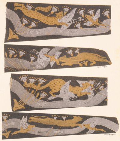 Bronzen, gouden en zilveren dolken, uit 1921 door Arthur John Evans