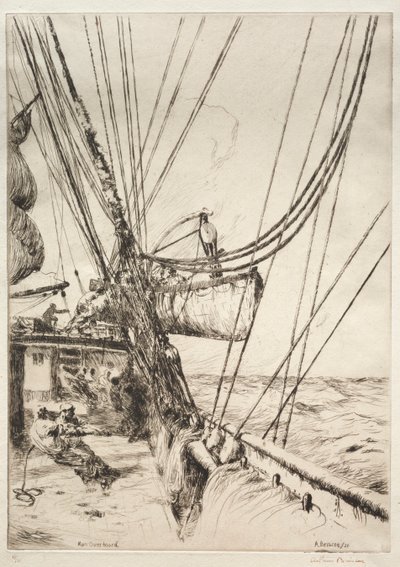 Man overboord door Arthur John Trevor Briscoe