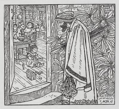 Hans Christian Andersen: Ole Luk-Oie door Arthur Joseph Gaskin