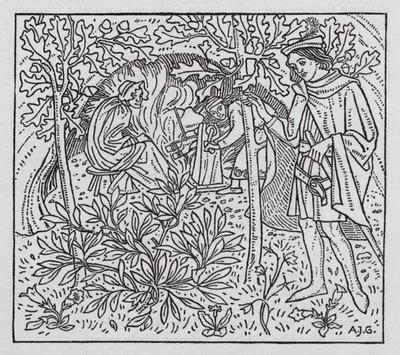 Hans Christian Andersen: De Tuin van het Paradijs door Arthur Joseph Gaskin