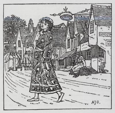 Hans Christian Andersen: Het meisje dat op het brood trapte door Arthur Joseph Gaskin