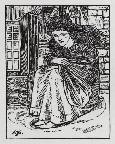 Hans Christian Andersen: Het Meisje met de Zwavelstokjes door Arthur Joseph Gaskin