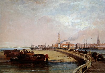 Bij de dokken: Calais door Arthur Joseph Meadows