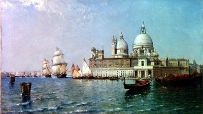 Venetië: Vloed door Arthur Joseph Meadows