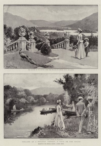 Ierland als vakantiebestemming, een tour in het zuiden door Arthur Kemp Tebby