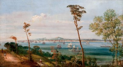 Dundee vanuit het Oosten van Craighead, East Newport door Arthur Lee