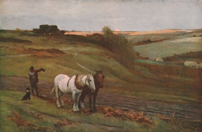 Aan het einde van de dag, laat 19e-begin 20e eeuw, c1930 door Arthur Lemon