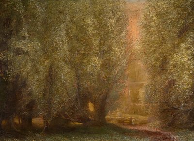 Oude kerk, Colston Basset door Arthur Lowe