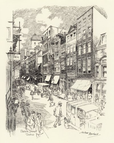 Beak Street, Soho door Arthur Moreland