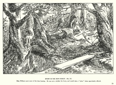 Sport in het New Forest door Arthur Moreland