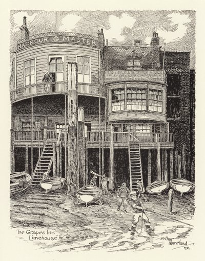 The Grapes Inn, Limehouse door Arthur Moreland