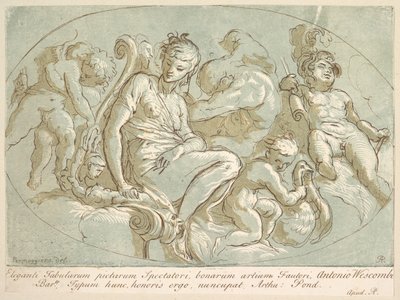 Venus Omringd door Putti, ca. 1735 door Arthur Pond