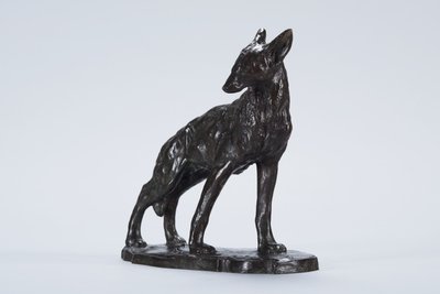 Alerte coyote door Arthur Putnam