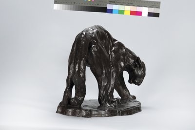 Grote Puma die een Os Spoor Ruikt door Arthur Putnam