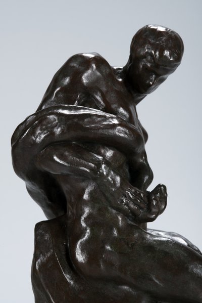 Man en slang door Arthur Putnam