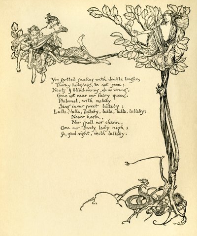 Een Midzomernachtsdroom door Arthur Rackham