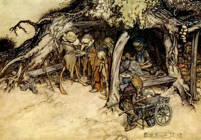 Een Midzomernachtsdroom door Arthur Rackham
