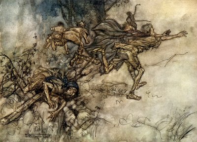 Een Midzomernachtsdroom door Arthur Rackham
