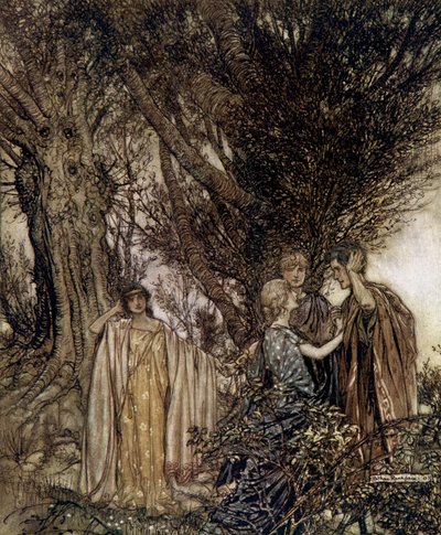 Een Midzomernachtsdroom door Arthur Rackham