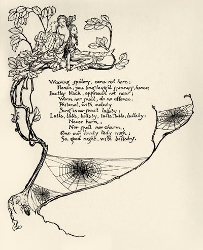 Een Midzomernachtsdroom door Arthur Rackham