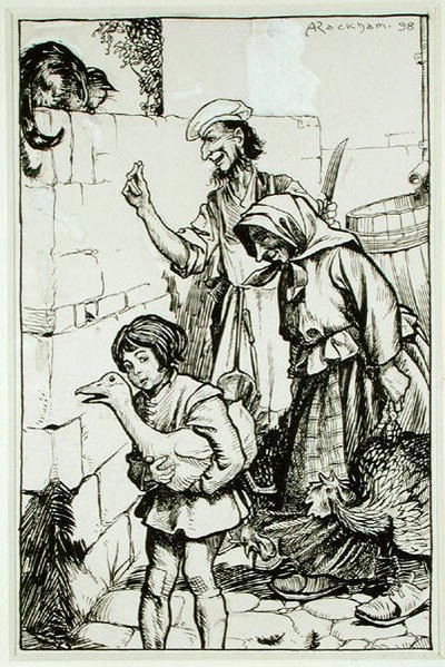 Een kater van Sir Alured Denne, illustratie uit 
