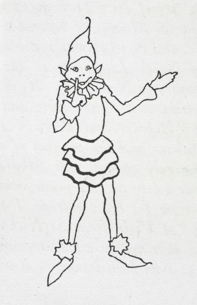 Een elf door Arthur Rackham