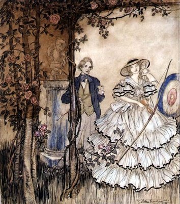 Boogschieten door Arthur Rackham