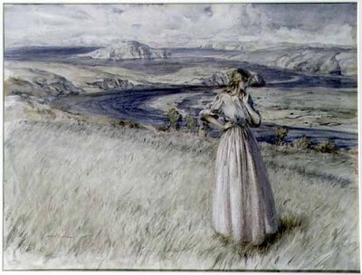 Bigbury Bay, Devon door Arthur Rackham