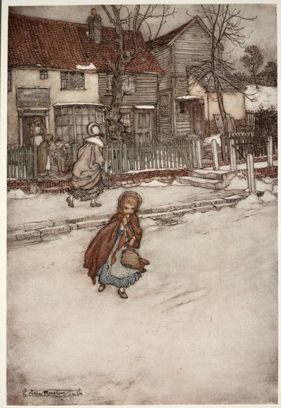Bepaalde koekjesmakers zijn zo ver gegaan dat ze zijn beeltenis op hun nieuwjaarskoeken hebben gedrukt:, uit Rip Van Winkle door Washington Irving, pub. 1910 door Arthur Rackham
