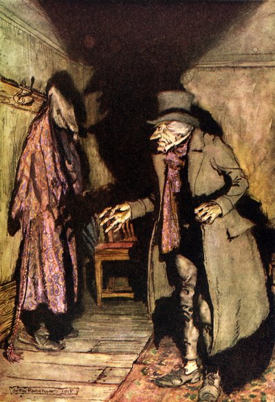 Een kerstlied van Charles Dickens door Arthur Rackham