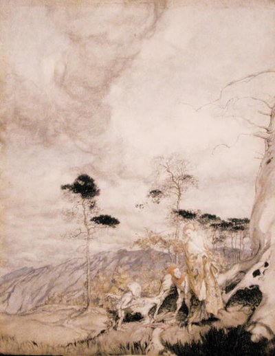 Fee Eiverkopers door Arthur Rackham