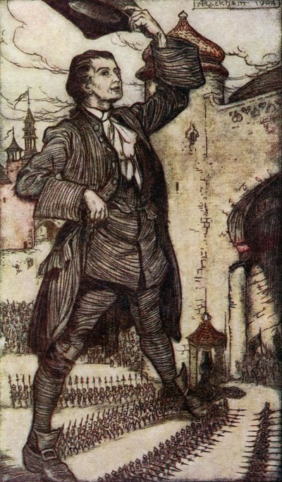 Gullivers Reizen door Jonathan Swift door Arthur Rackham