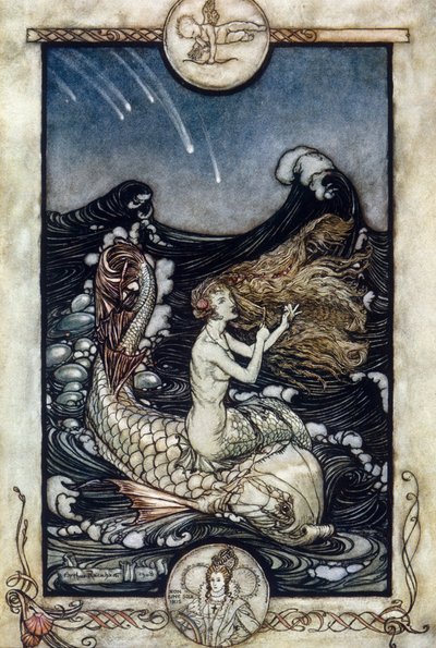 Illustratie door Arthur Rackham voor De Droom van een Zomernacht door William Shakespeare door Arthur Rackham