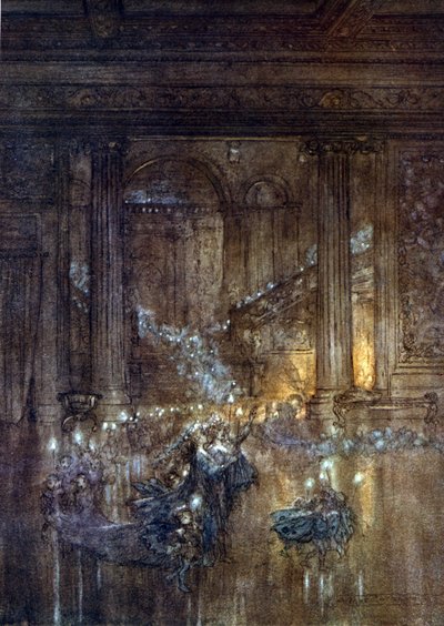 Illustratie door Arthur RACKHAM (1867-1939) voor De Droom van een Zomernacht door William SHAKESPEARE door Arthur Rackham