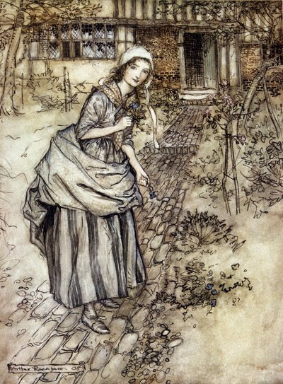 Illustratie door Arthur Rackham voor De Droom van een Zomernacht door William Shakespeare door Arthur Rackham