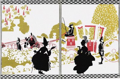 Illustratie voor sprookje Assepoester door Arthur Rackham