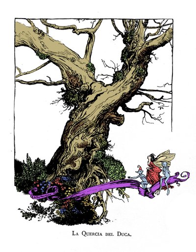 Illustratie voor De Droom van een Zomernacht door William SHAKESPEARE door Arthur Rackham