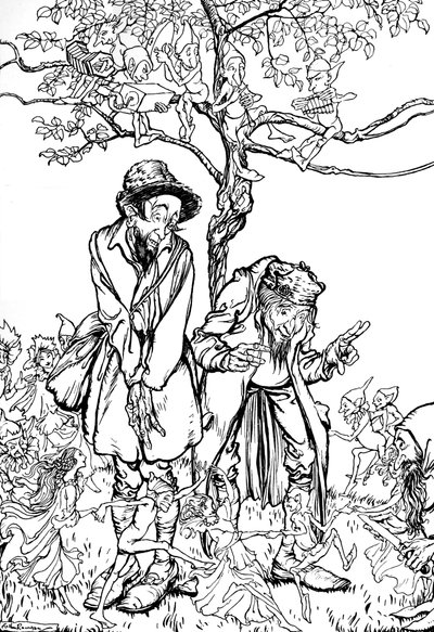 Kleine Broer en Kleine Zus, 1917, 1923 door Arthur Rackham