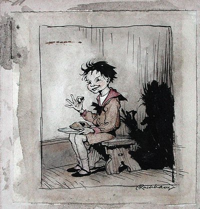 Klein Jack Horner, illustratie uit 