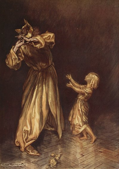 Kleine Marygold was een Gouden Standbeeld, Illustratie uit 