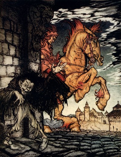 Metzengerstein door Arthur Rackham
