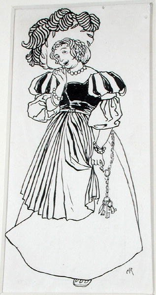 Miss Una Von-Something, illustratie uit 