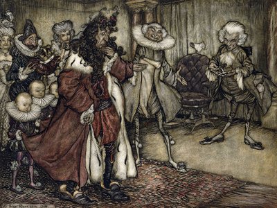 De koning voorbereiden door Arthur Rackham
