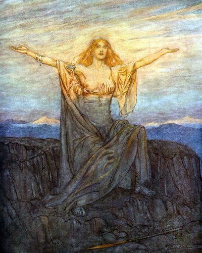 Siegfried door Arthur Rackham
