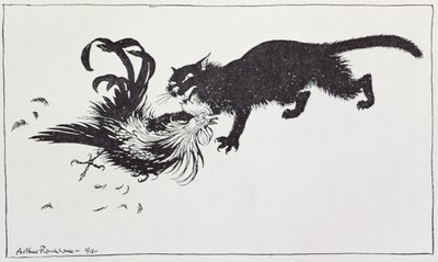 De kat en de haan, illustratie uit 